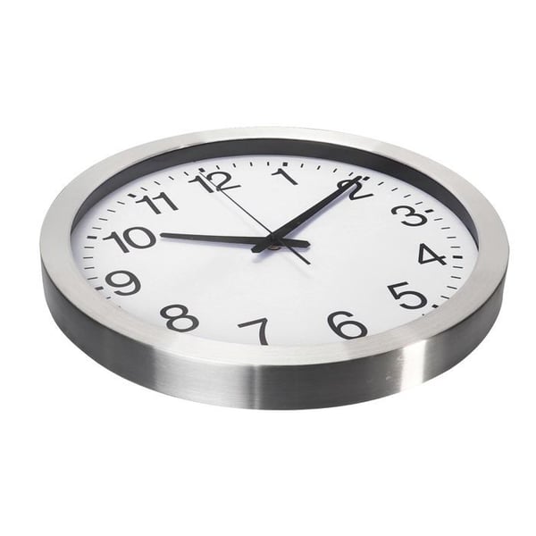 Väggklocka i aluminium - à_, 40, Cm