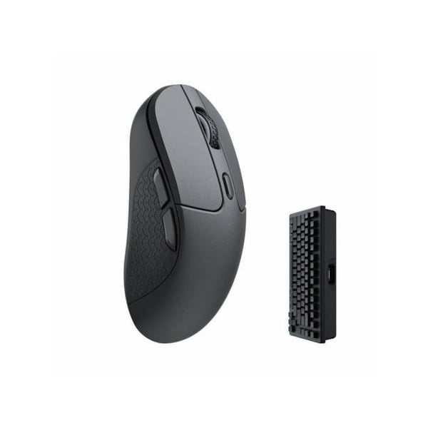 Keychron M3 trådlös mus RF 2 4 GHz Bluetooth 26000 DPI Svart RGB Ergonomisk