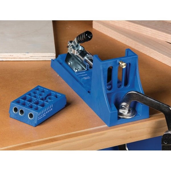 Kit för borrguide - Kreg Jig K4 - Härdat stål - 3 hål - Precisionsinställning