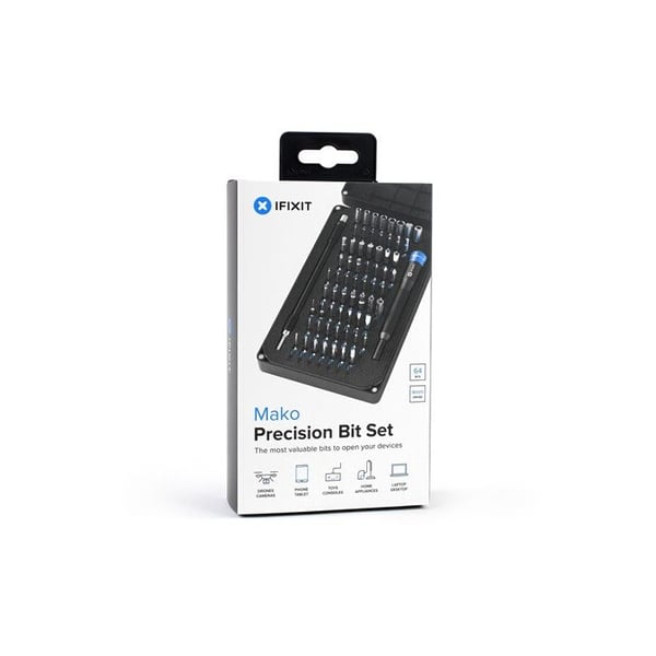 Skruebits-sæt - iFixit - 64 bits - Høj densitet skum - Gummi - Ergonomisk