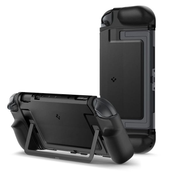 Etui - Spigen - Dual Grip - Nintendo Switch 2 - Svart - Hållbart och ergonomiskt skydd