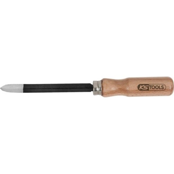 KS Tools precisionsmekanik triangelstång solid skrapa, 160mm 150,3257