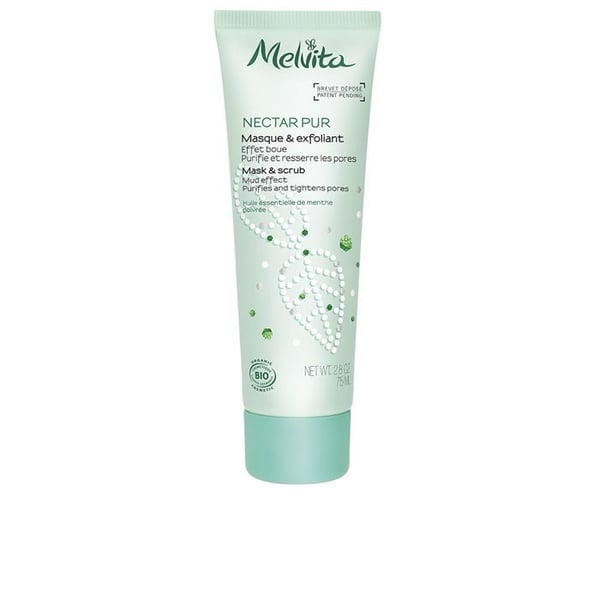 Exfolierande mask 3 i 1 - NECTAR PUR - 75 ml - Blandhy till fet hy - Vegansk