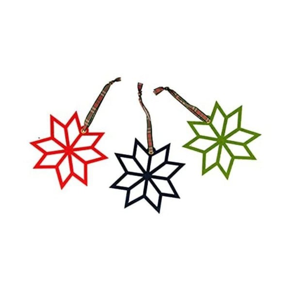 Artemio - Motiv i filt Poinsettia Jul Skotsk Artemio - Motiv i filt Poinsettia Jul Skotsk