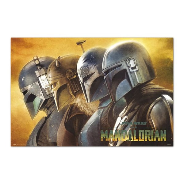 Affisch - Grupo Erik - The Mandalorian - 61x91,5 cm - Väggdekoration - Bio