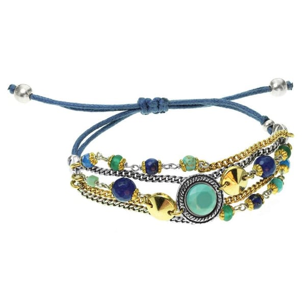 Franck Herval - Luce : Flerfaldig makraméarmband Franck Herval - Luce : Flerfaldig makraméarmband