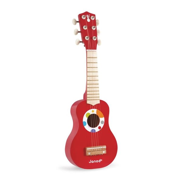 Min första träconfettigitarr