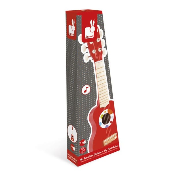 Min första träconfettigitarr
