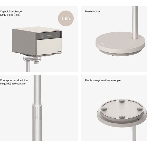 Pied stöd för golv - XGIMI - HORIZON Ultra - Justerbar 61-91 cm - Rymdaluminium - 6 kg max