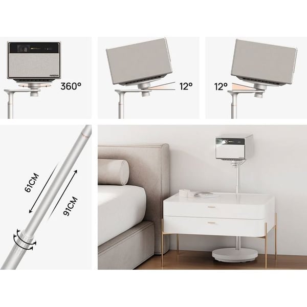 Pied stöd för golv - XGIMI - HORIZON Ultra - Justerbar 61-91 cm - Rymdaluminium - 6 kg max