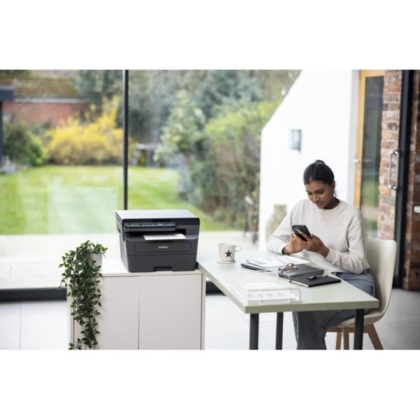 Multifunktionsprinter - BROTHER - DCP-L2627DWE - 3-i-1 - Monokrom Laser - Wifi
