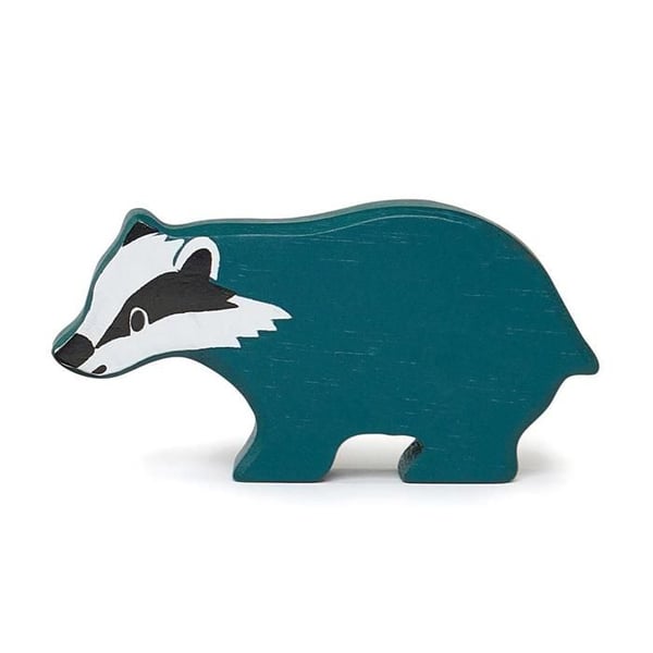 Djurleksak - TENDER LEAF TOYS - Dachs - Trä - 9,5×2×5 cm - 2-6 år