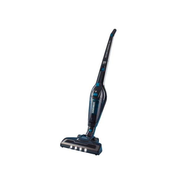 Trådlös 2-i-1 golvdammsugare Leifheit Rotaro PowerVac 11928, lätt multifunktionsdammsugare 20V, driftstid 40 min, svart