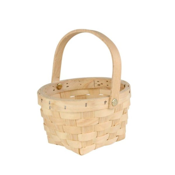 MégaCréa DIY - Korg av trä 12 x 8 cm