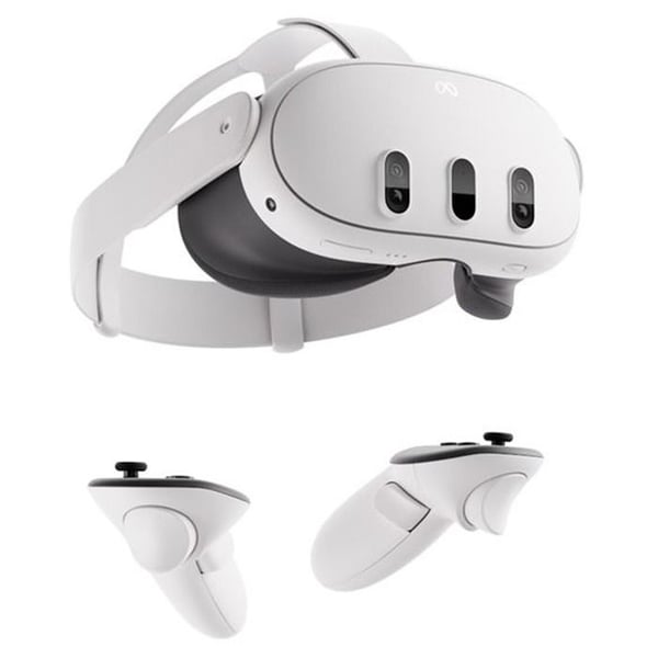 META QUEST Quest 3 512 GB Virtual Reality Headset - Vit - Trådlöst - CLPL - 6 timmar