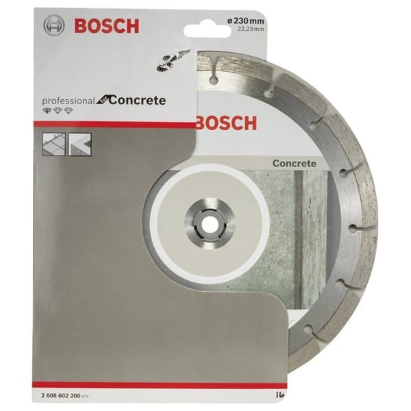 Diamantskärande skiva - Bosch - Standard för betong - 230 mm - Diamant - Paket om 1