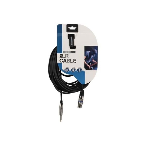 Professionell Xlr-kabel, Xlr hona till Mono Jack 6,35mm (10m)