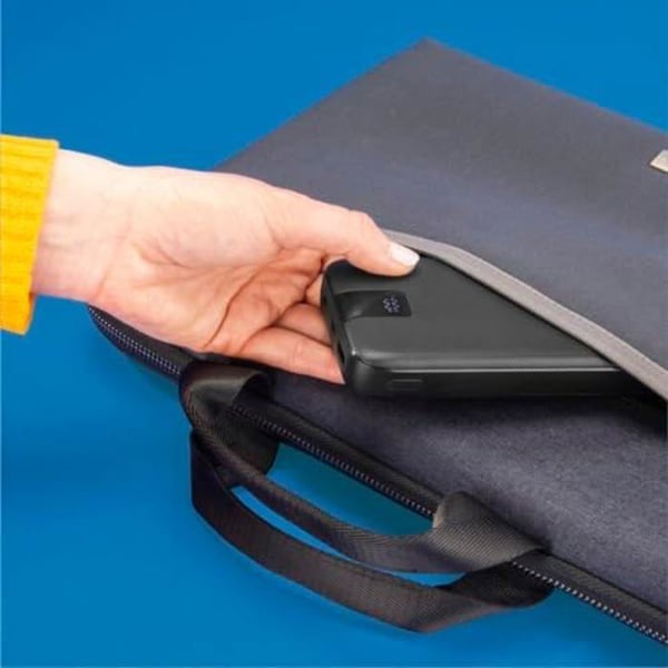 Power Bank - HAMA - PD 10 - 10000 mAh - 2 USB-C, 1 USB-A - Antracit