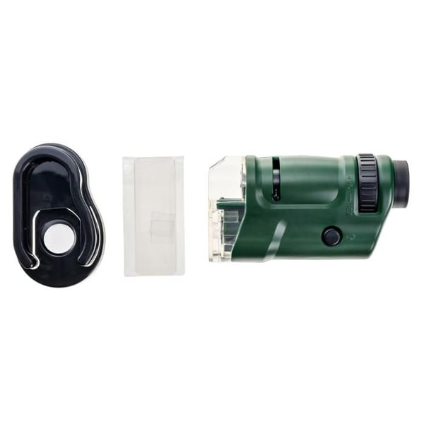Fickmikroskop - CARSON - MICROBRITE - Zoom 20x 40x - Inbyggd LED - Kompakt och lätt