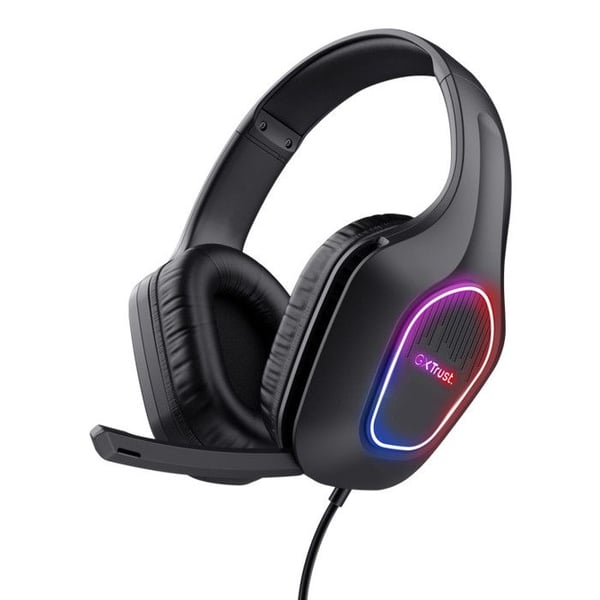 Trust GXT 416 ZIROX Spelheadset Kablat Svart LED Flerfärgad Stereo USB/3.5mm