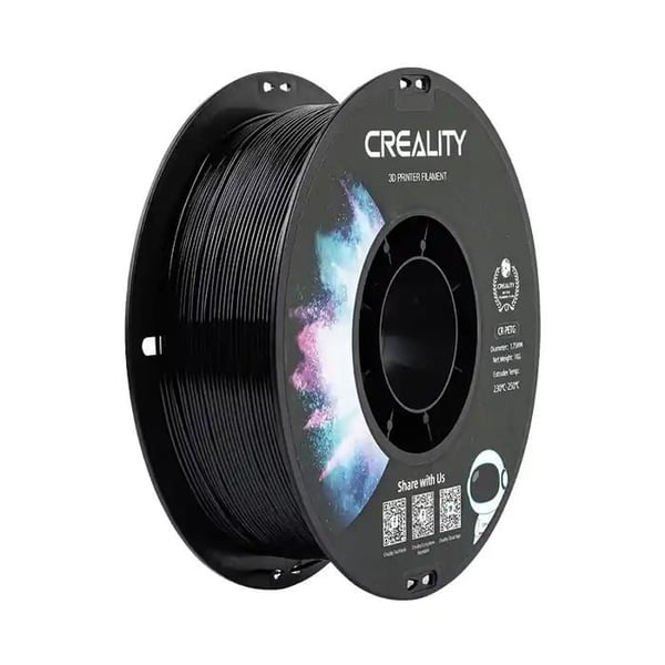 Filament 3D - CREALITY - CR-PETG - 1Kg - Sort - 1,75 mm Filament 3D - CREALITY - CR-PETG - 1Kg - Sort - 1,75 mm