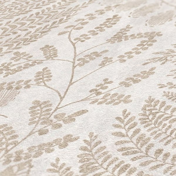 Tapet Slaget Om Stilen - A.S. CREATION - AS-388302 - Vit - Non-woven - Bredd 53cm