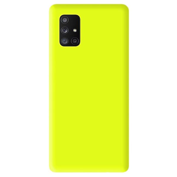 Gul fluorescerande silikonskal - Kompatibelt med Samsung Galaxy A71 5G