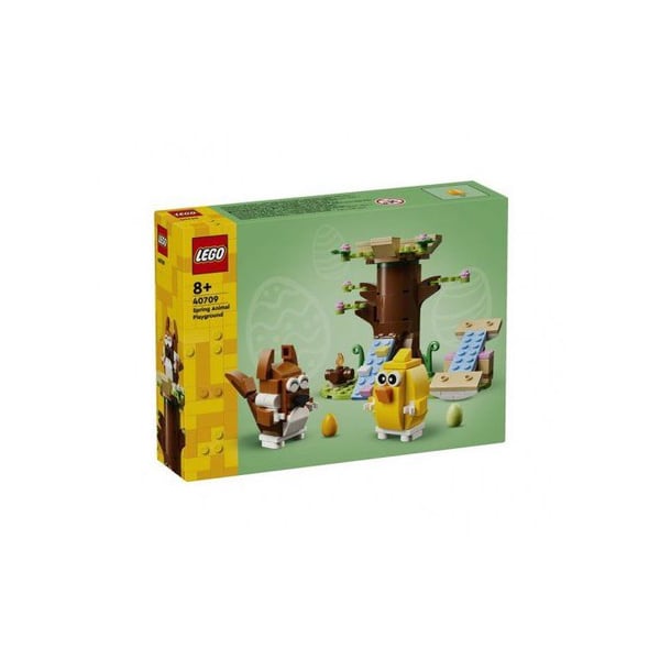 LEGO Djurparken på våren - Byggset med en fågel och en ekorre - Stuga i ett