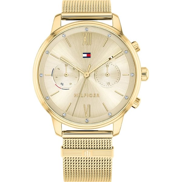 Damklocka - Tommy Hilfiger - 1782302 - Rostfritt stål - Kvarts - Guld