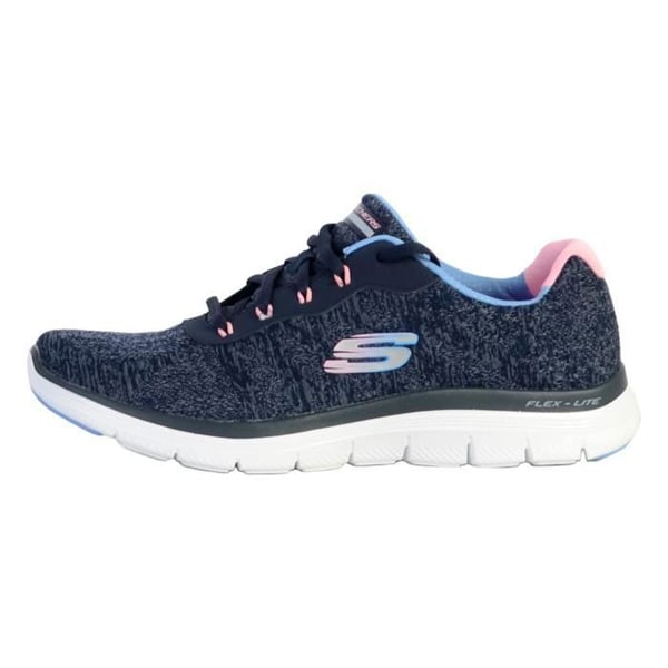 Tennis Basket Low Multisport - Skechers Fresh Move - Dam - Navy Multi - Bekvämt och trendigt