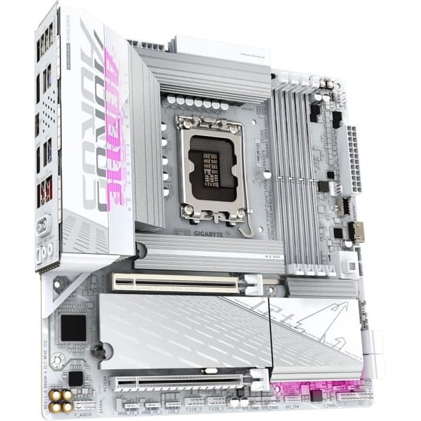 Moderkort - GIGABYTE - B860M AORUS ELITE WF6E ICE