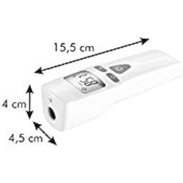 Infrarød madlavningstermometer - TESCOMA - Accura - Måling uden kontakt - Måleområde -50/380°C