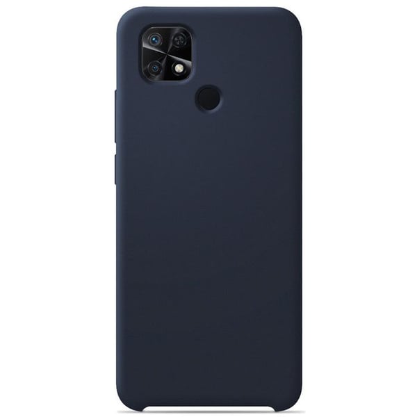 Siliconefodral Soft Touch - Xiaomi - Redmi 10C - Blå - Stöttålig - Trådlös laddning
