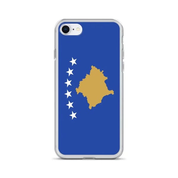 Telefonfodral - PIXELFORMA - Kosovos flagga - Kompatibel med iPhone 6S - Mjuk - Stöttålig