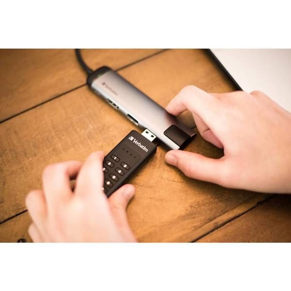 Clé USB 64 GB Verbatim Keypad Secure 49428 sort USB 3.1 (Gen 1) 1 stk.