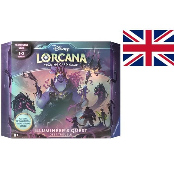 SamlarKortspel - RAVENSBURGER - Disney Lorcana - Djupets Hot - Ursula - Max 4 spelare
