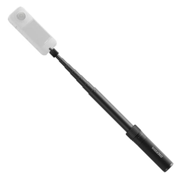 Selfiestang - INSTA360 - Bullet Time 2.0 - Længde 29,7-120 cm - Kompatibel med X5-X3 - Sort plastik