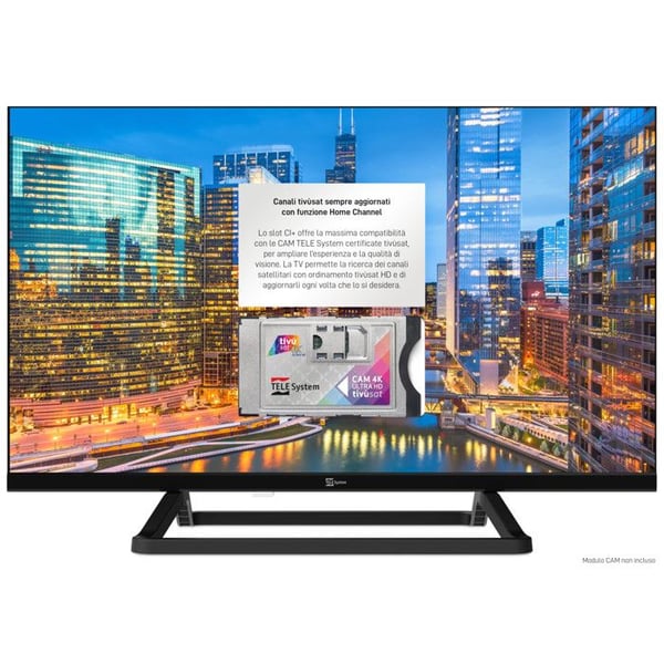 TV - TELE SYSTEM - TS24 LS14 - 24 tommer - DVB-T2/S2 - HEVC 10 bit