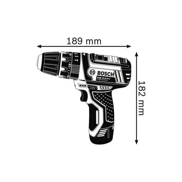 BOSCH slagborrskruvdragare - GSB 12V-15 utan laddare eller batteri - 06019B690E