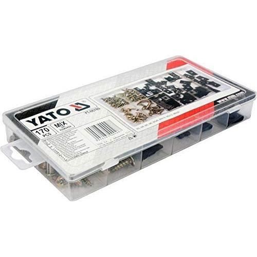 Yato 170 stk. Karosserimøtrikker - Skruer Assortiment - YT-06780