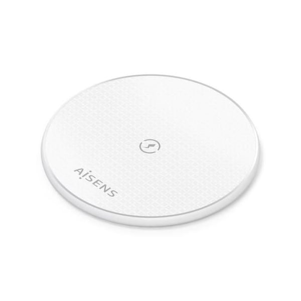 AISENS ASCH-15W1WC057-W laddare för mobila enheter Smartphone Vit USB Trådlös Laddning Inomhus