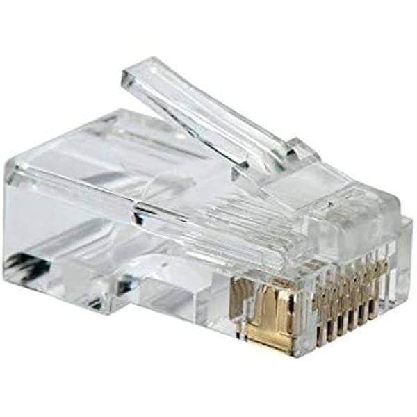 Patchkabel RJ45 - PREMIUMCORD - 100 stycken - Kompatibel med Cat5e - 8 stift - Ej sammansatt kontakt