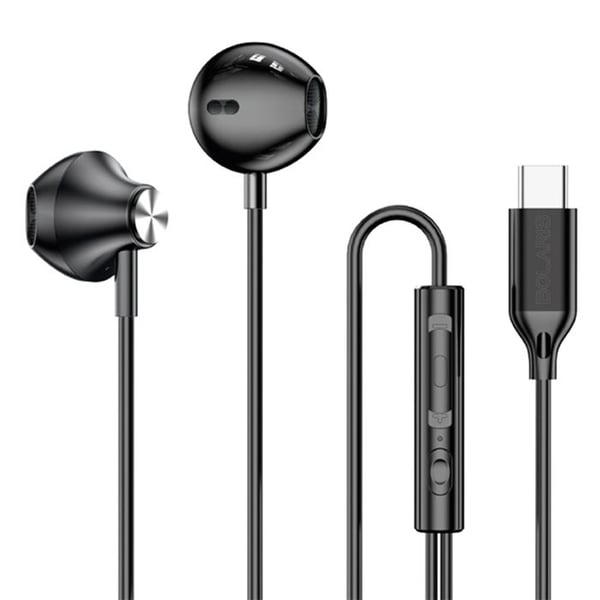 Halv in-ear hörlurar - AVIZAR - Jupiter - USB-C - Studiokvalitet ljud - Kabel 120 cm