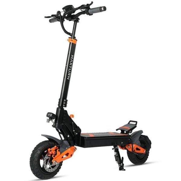 MAXTURN X1 Elektrisk Løbehjul til Voksne, Motor 1200 W, 10 Tommer Dæk, Batteri 48 V 15,6 Ah, Sammenfoldelig