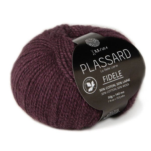Plassard - Klassisk ull Fidèle Lila (38)