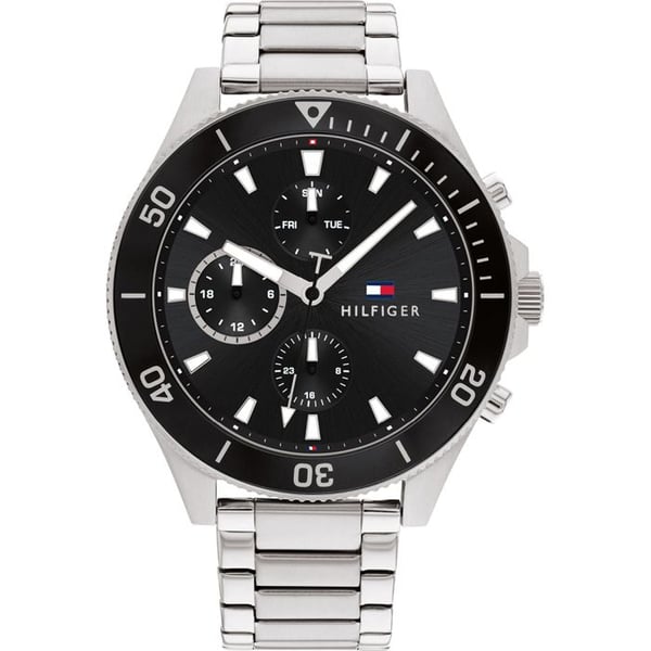 Klocka - TOMMY HILFIGER - LARSON - Grå stål - Analog - Chic