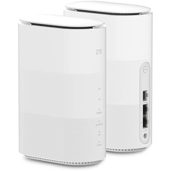 5G Router - ZTE - G5B - WiFi6 - 3,4 Gbit/s - 64 anslutna enheter - Låg energiförbrukning