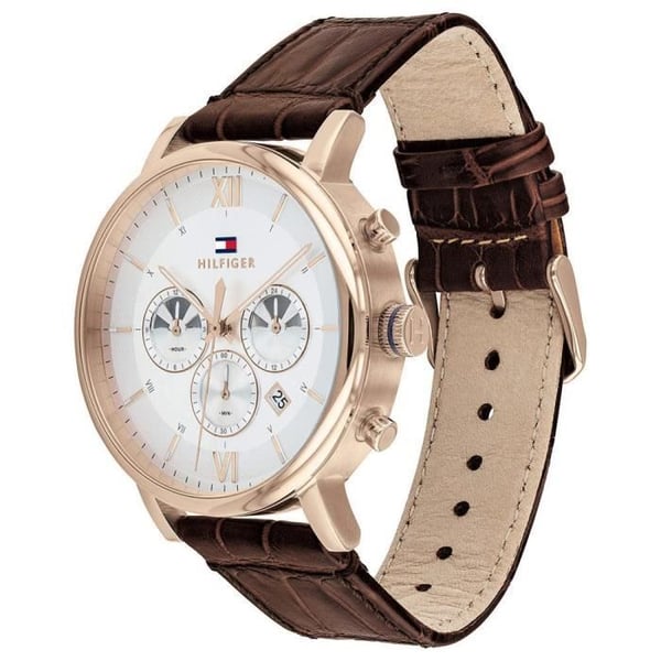 Tommy Hilfiger - Multi Dial Klocka - för Herr med Quartz Movement i Läder 1710394