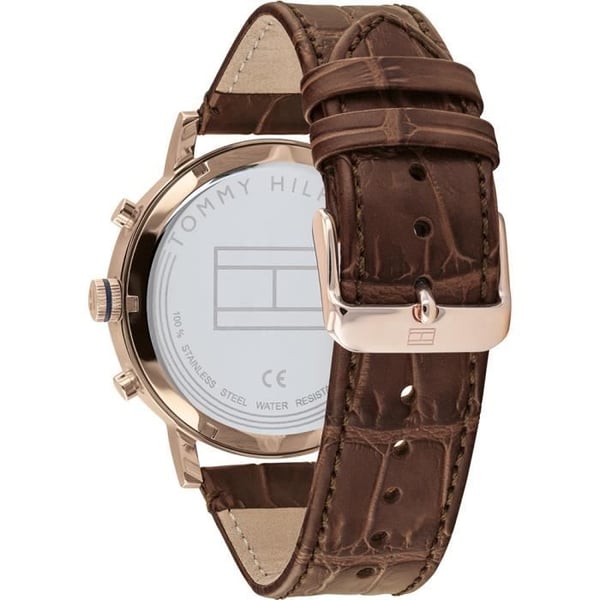 Tommy Hilfiger - Multi Dial Klocka - för Herr med Quartz Movement i Läder 1710394