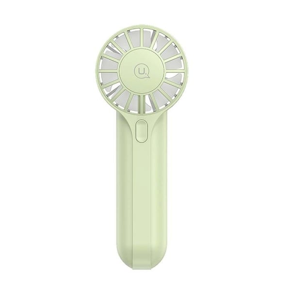 Mini bärbar fickfläkt 3 hastigheter kompakt uppladdningsbar 1200mAh Usams grön Mini bärbar fickfläkt 3 hastigheter kompakt uppladdningsbar 1200mAh Usams grön